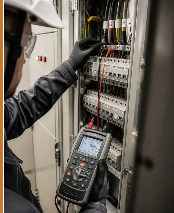 Измерение цепи фаза ноль в Полевской от 1027 р. | Авеста ОТиПБ
